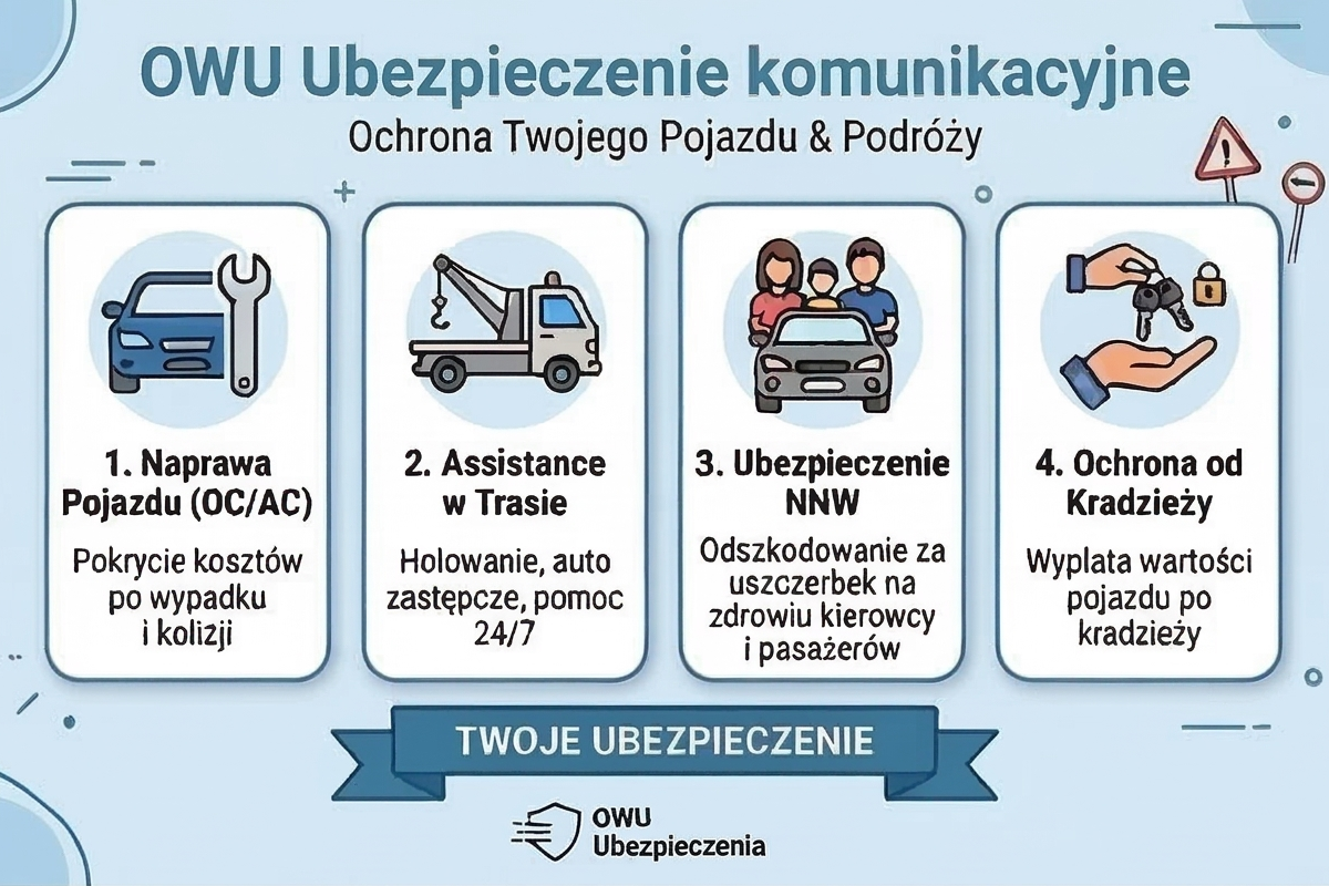 Infografika - Ubezpieczenie Komunikacyjne
